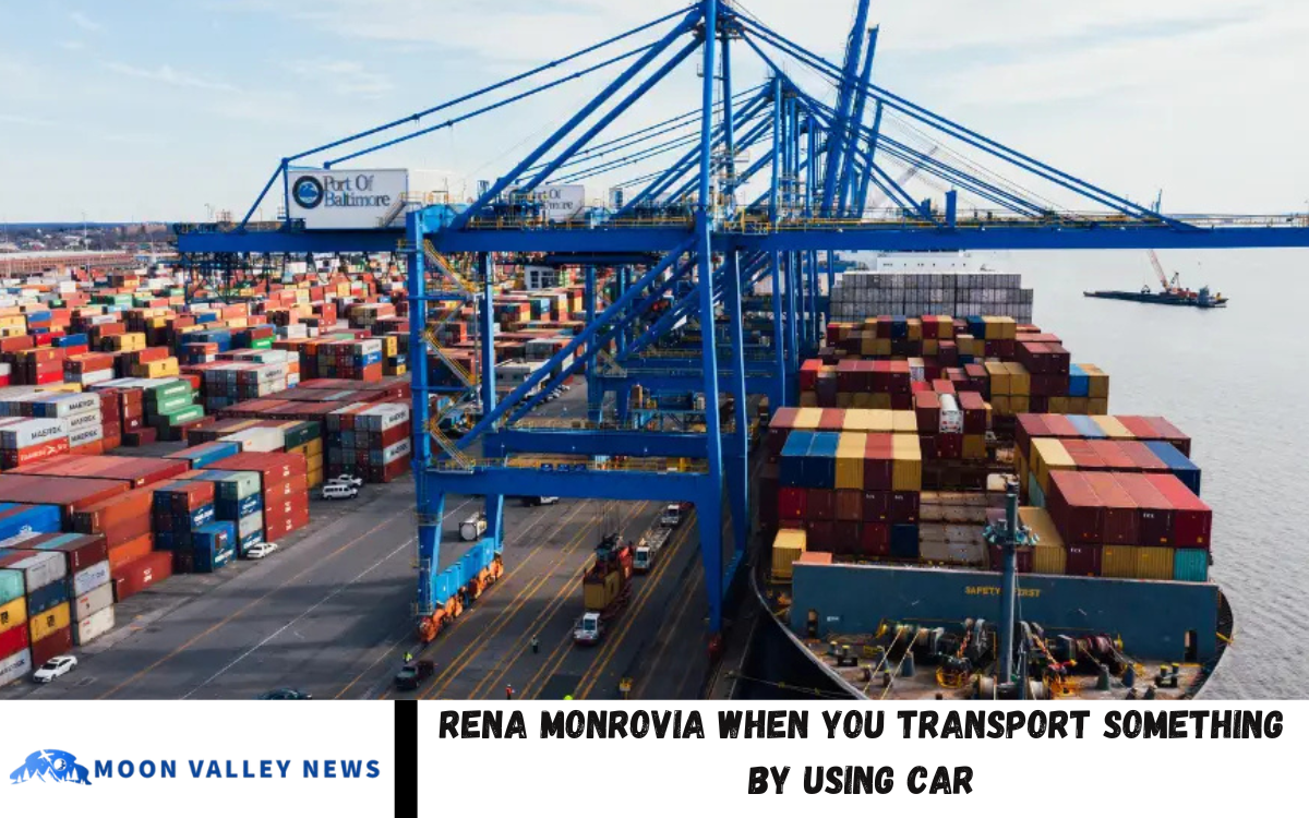 Rena Monrovia When You Transport Something by using Car